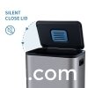 Stainless Steel Large Capacity Kitchen Foot Pedal Trash Can