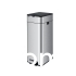 Side-Sliding Stainless Steel Large Capacity Pedal Trash Can