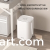 Smart Sensor Trash Can with LED Light Effects