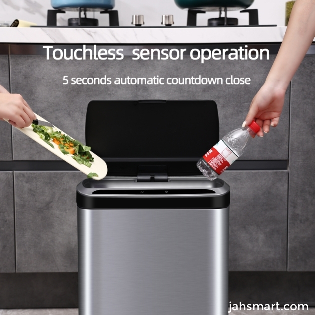 Large Capacity Smart Sensor Trash Can