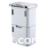 Double layer classification kitchen intelligent garbage bin