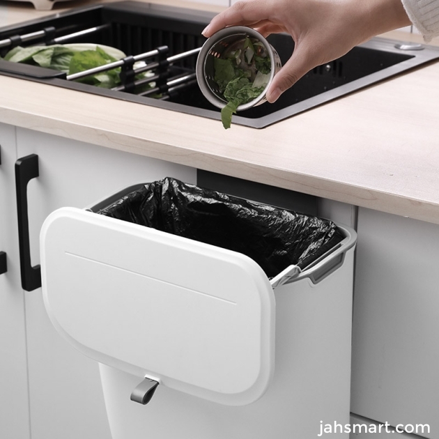 JAH Outdoor Indoor Hotel Trash Can with Ashtray