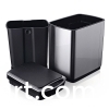 rectangle butterfly open trash can 3