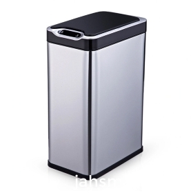 Stainless steel trash can