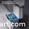 Double layer classification kitchen intelligent garbage bin