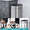 Side-Sliding Stainless Steel Large Capacity Pedal Trash Can