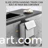 Stainless steel kitchen cabinet wall mounted Garbage Bin