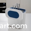 The Sliding Cover Wall-Mounted Trash Can