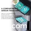 Stainless steel double-layer classification intelligent garbage bin