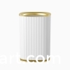 Nordic simple style thickened striped waste paper trash can