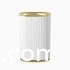 Nordic simple style thickened striped waste paper trash can
