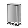 New stainless steel pedal trash can