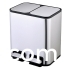 Stainless Steel  Pedal Classified Garbage Can