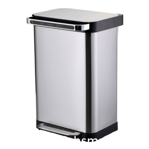 Stainless steel waterproof automatic packing foot trash can