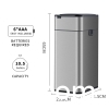 Stainless steel medium-sized bidirectional open lid intelligent sensing garbage bin