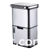Double layer classification kitchen intelligent garbage bin