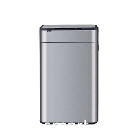 Stainless steel kitchen sensor garbage bin