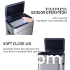 Stainless steel kitchen sensor garbage bin