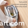 Slide Cover Wall-Mounted Automatic Trash Can