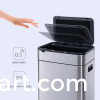 Stainless steel kitchen sensor garbage bin
