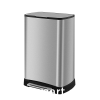New stainless steel pedal trash can