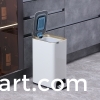 Pedal dual bucket stainless steel trash can