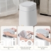 Minimalist Plastic Smart Sensor Trash Can