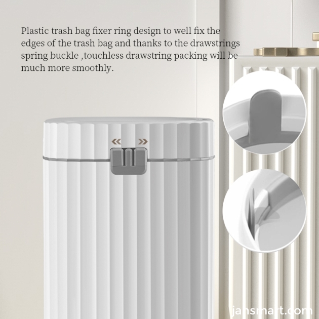 Smart Sensor Trash Can with One-Pull Packing Plastic