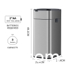 Large capacity bidirectional open lid intelligent garbage bin