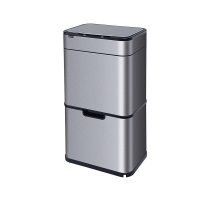 Stainless steel double-layer classification intelligent garbage bin
